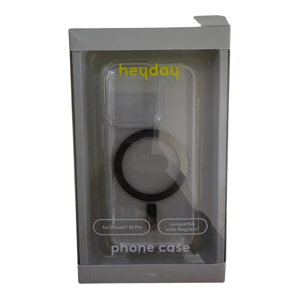 heyday iphone 14 Pro Clear Phone Case Compatible With MagSafe